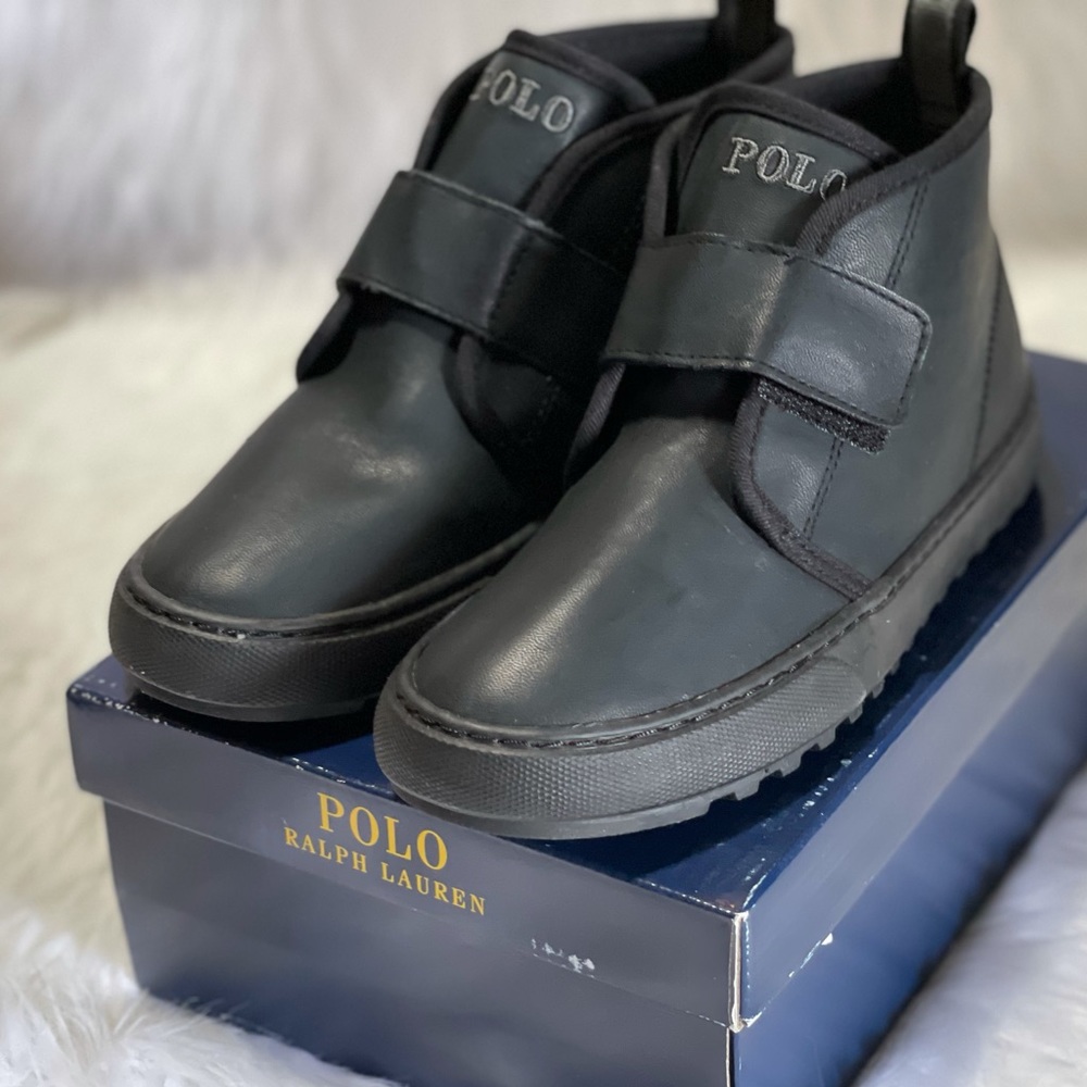 New Polo Ralph Lauren Toddler Boys Owen EZ boots - Picture 10 of 12